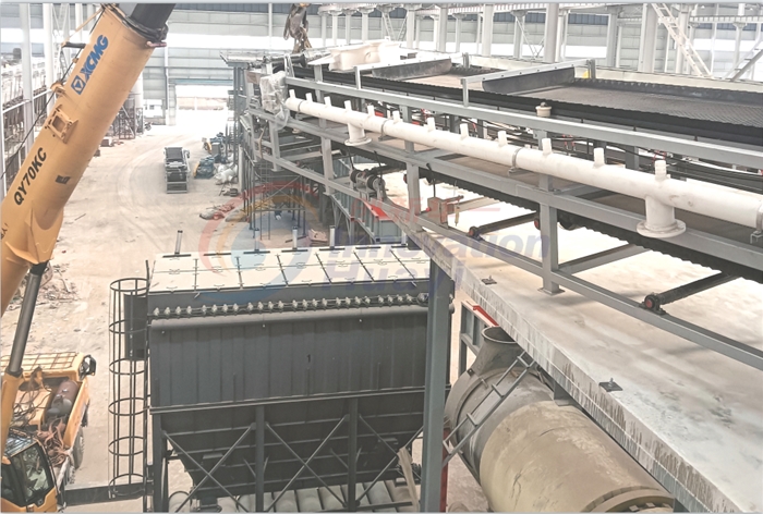 福建鈦礦脫水項(xiàng)目兩臺(tái)帶式真空過濾機(jī)安裝中